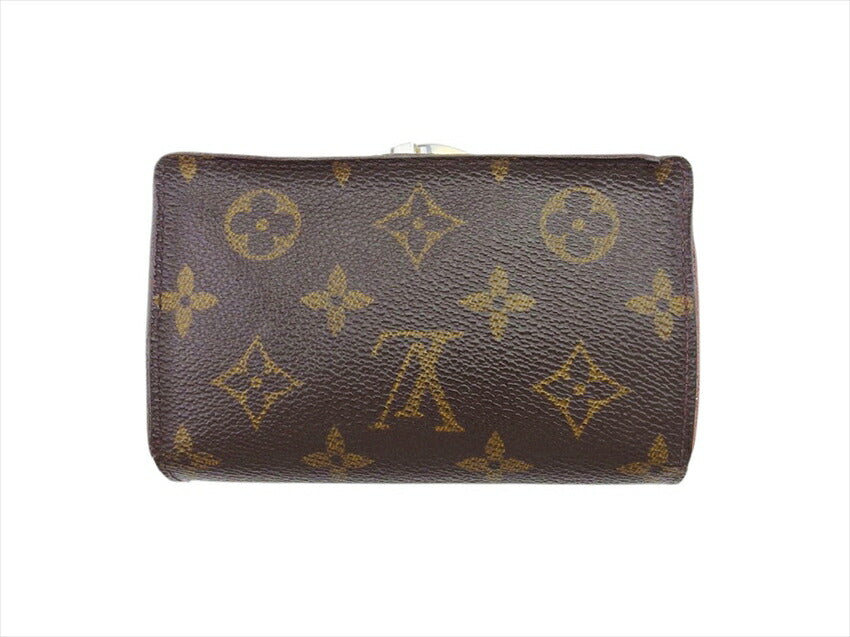 LOUIS VUITTON Bifold Wallet M61663 Brown beige gold Portonevie Vienova