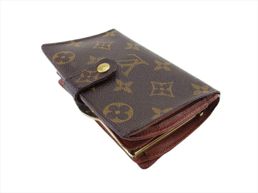 LOUIS VUITTON Bifold Wallet M61663 Brown beige gold Portonevie Vienova