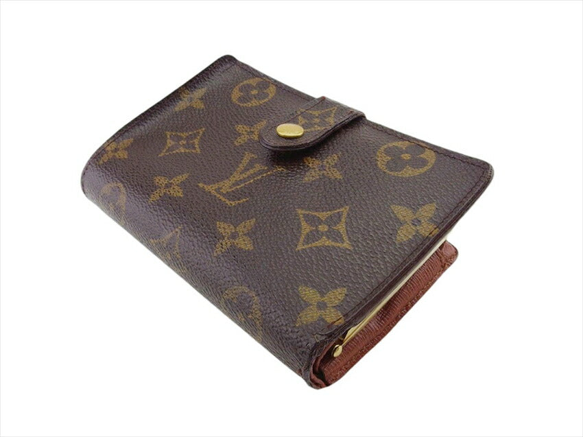LOUIS VUITTON Bifold Wallet M61663 Brown beige gold Portonevie Vienova