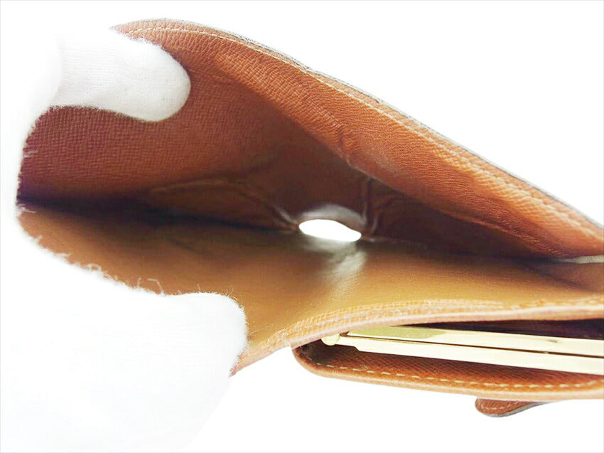 LOUIS VUITTON Bifold Wallet M61663 Brown beige gold Portonevie Vienova