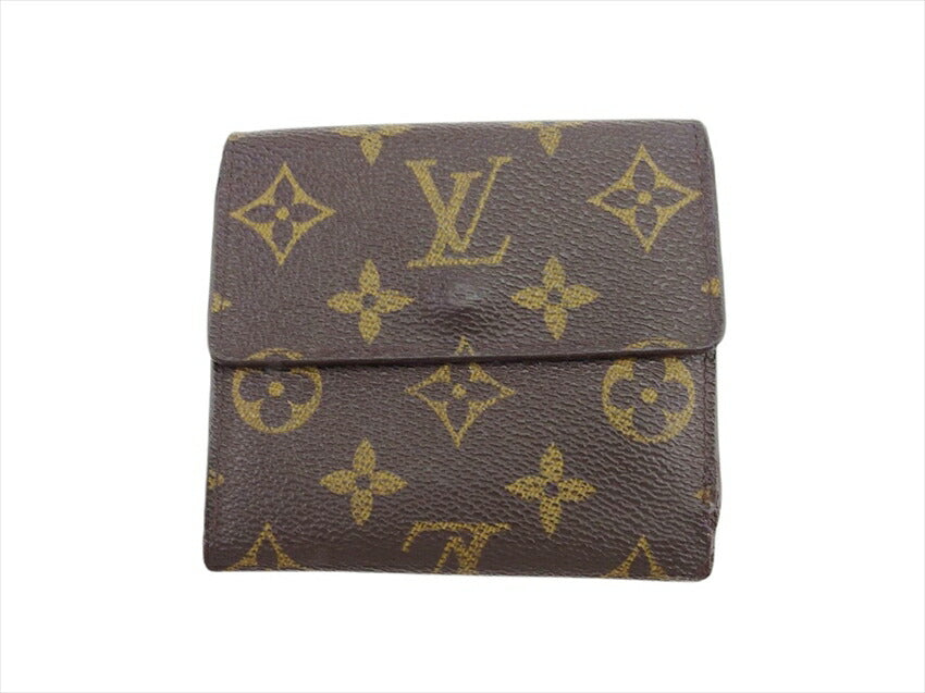 LOUIS VUITTON Bifold Wallet M61652 Brown beige gold Porte Monnaie Billets Cartes Credit