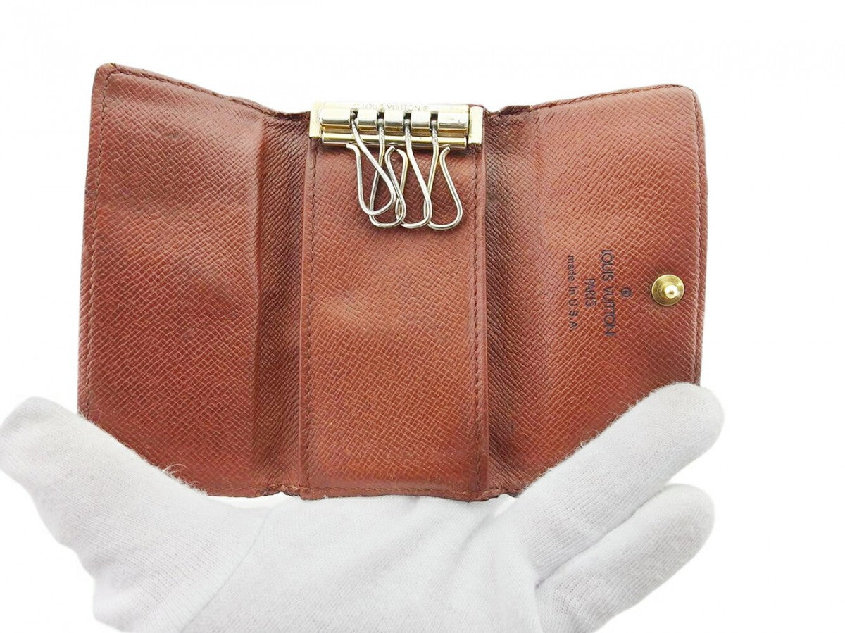 LOUIS VUITTON Key case Key holder M62631 Brown Multicles4