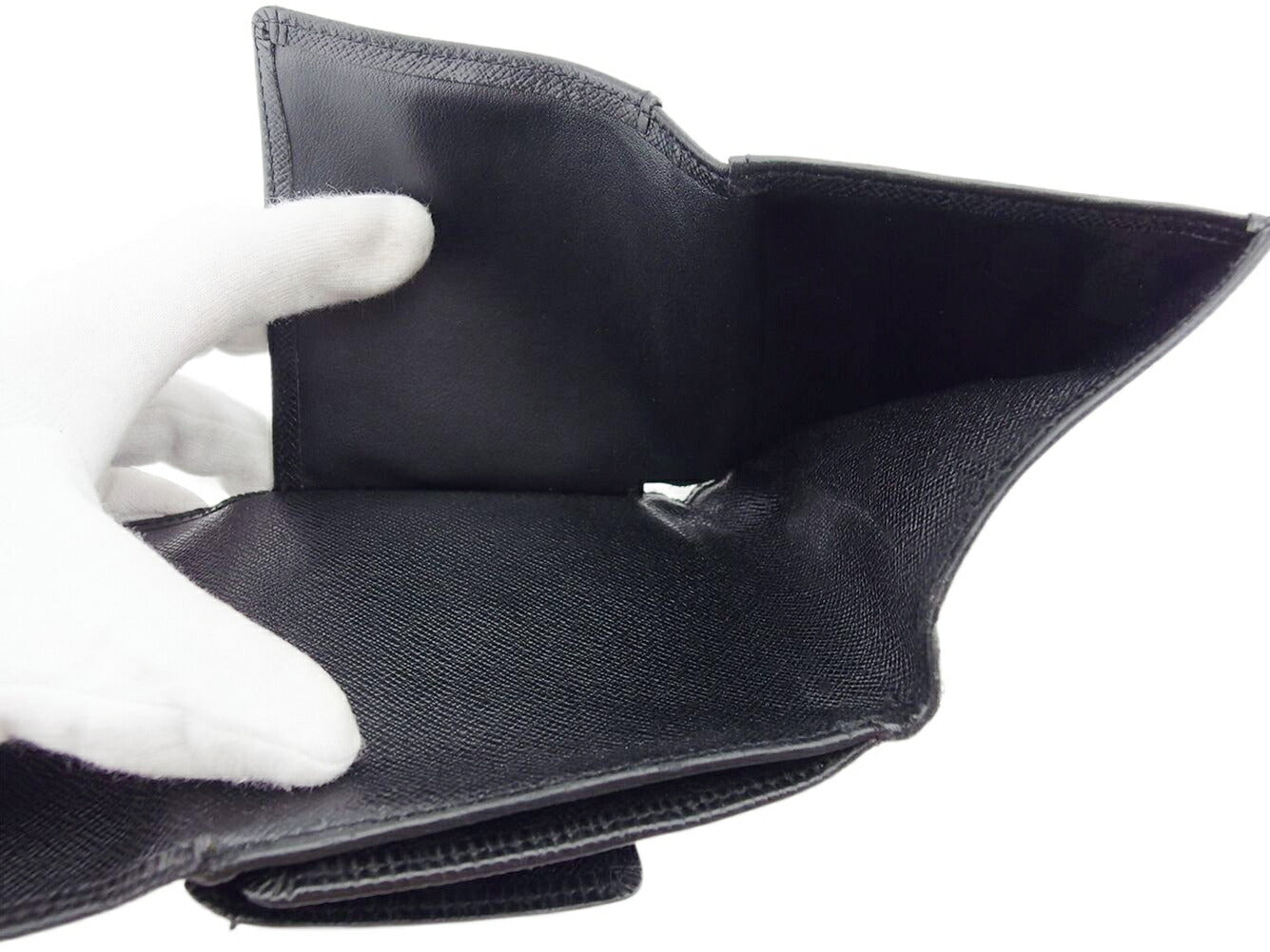 LOUIS VUITTON Bifold Wallet M63482 Noir Porte Monnaie Billets Cartes Credit
