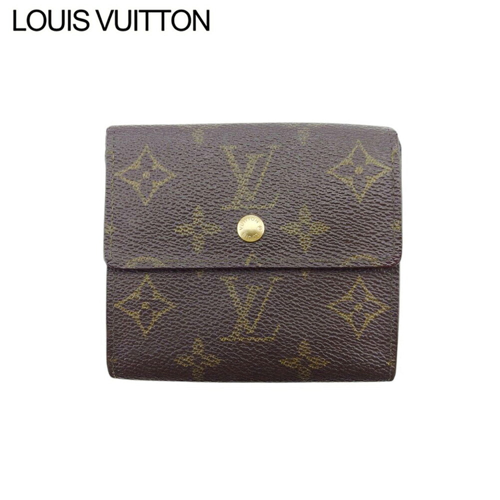 LOUIS VUITTON Bifold Wallet M61652 Brown Porte Monnaie Billets Cartes Credit