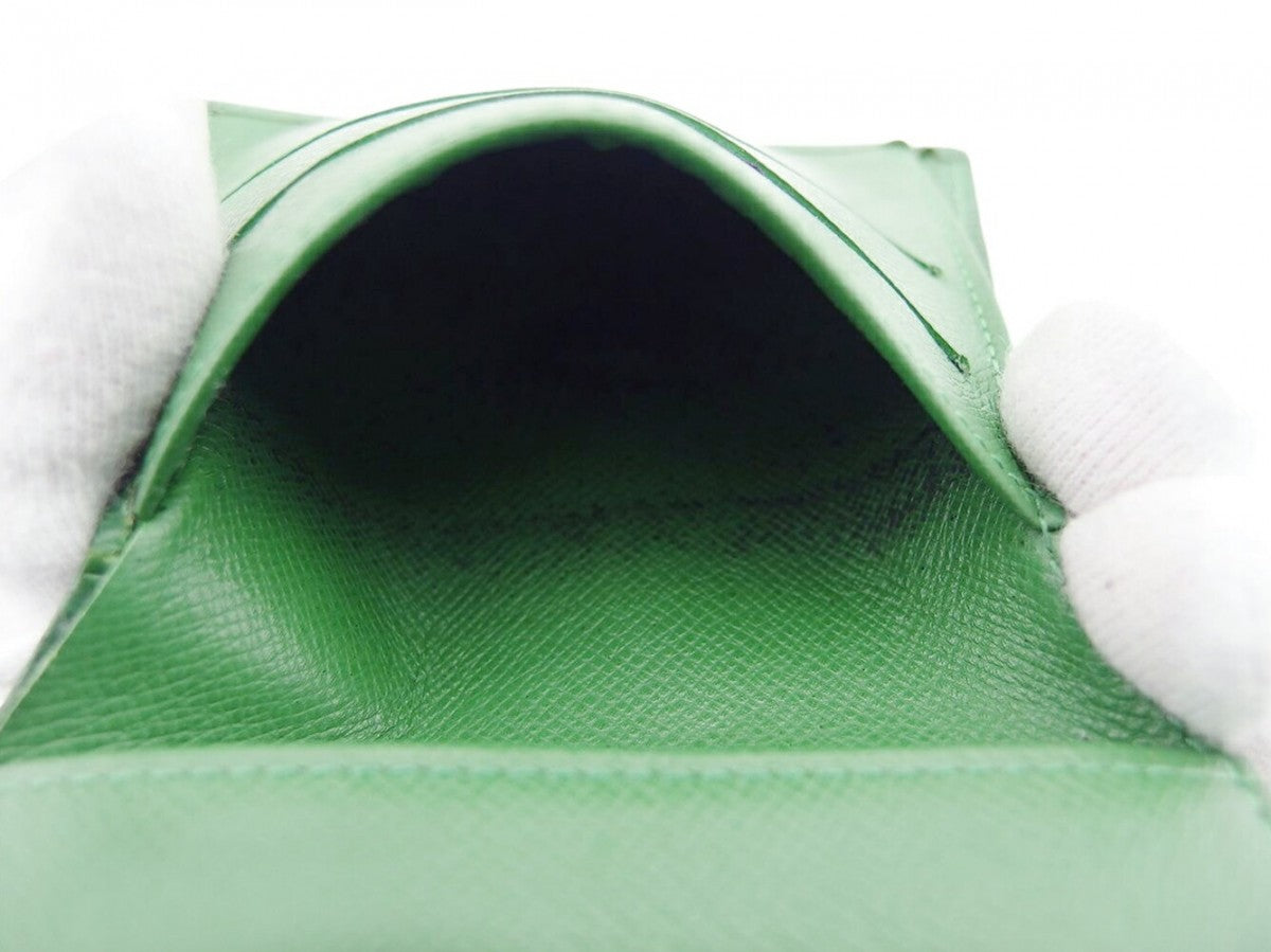 LOUIS VUITTON Bifold Wallet M63484 Borneo Green Porte Monnaie Billets Cartes Credit