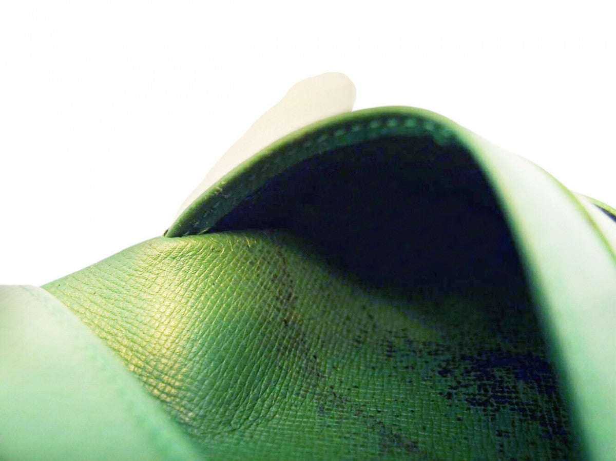 LOUIS VUITTON Bifold Wallet M63484 Borneo Green Porte Monnaie Billets Cartes Credit