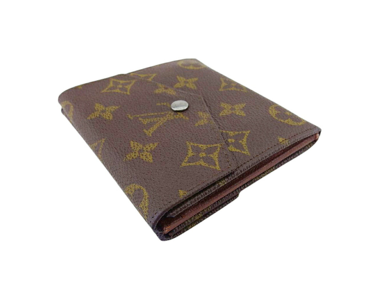 LOUIS VUITTON Bifold Wallet Brown Portonebi (old type)