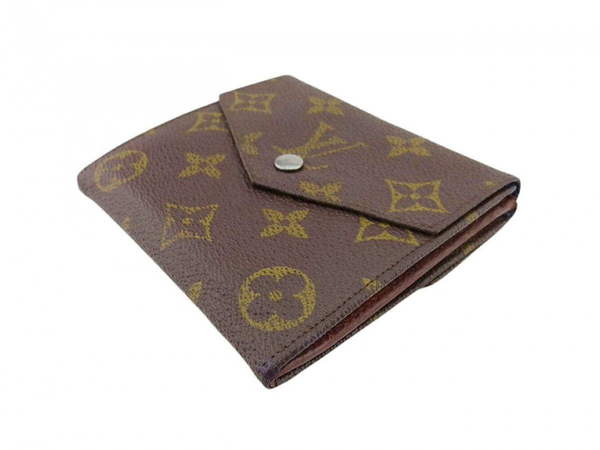 LOUIS VUITTON Bifold Wallet Brown Portonebi (old type)