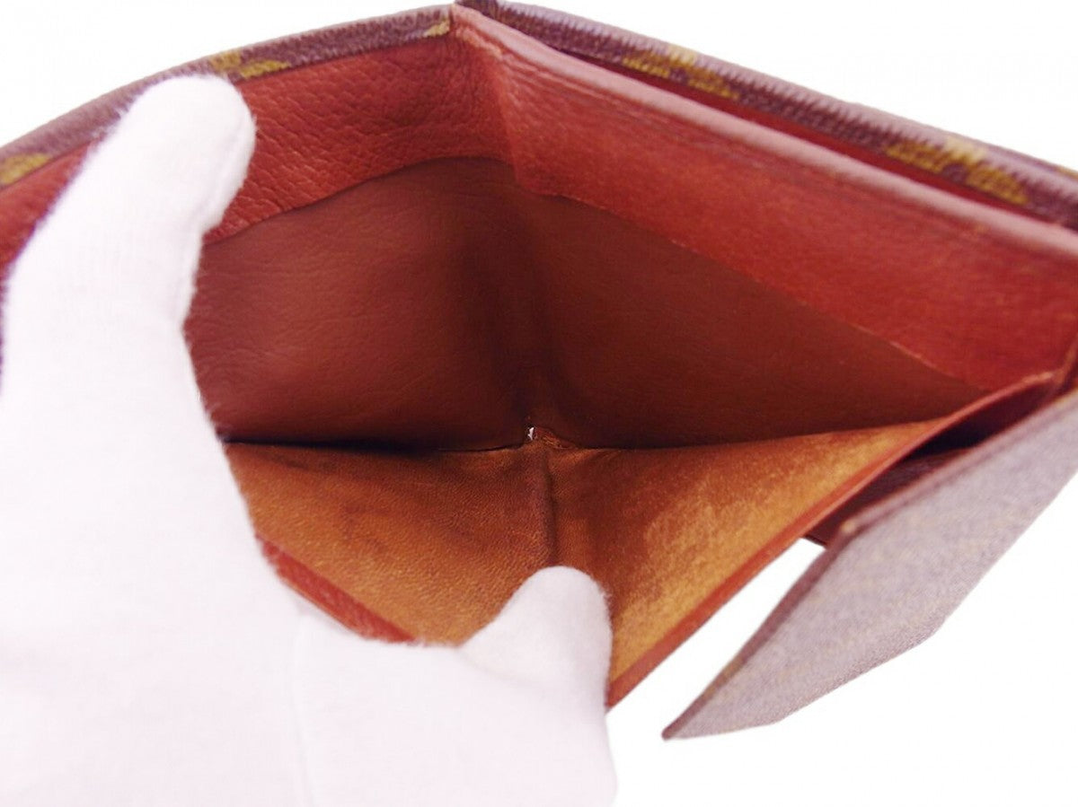 LOUIS VUITTON Bifold Wallet Brown Portonebi (old type)