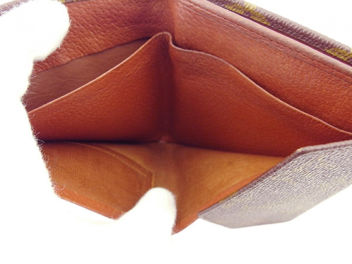 LOUIS VUITTON Bifold Wallet Brown Portonebi (old type)