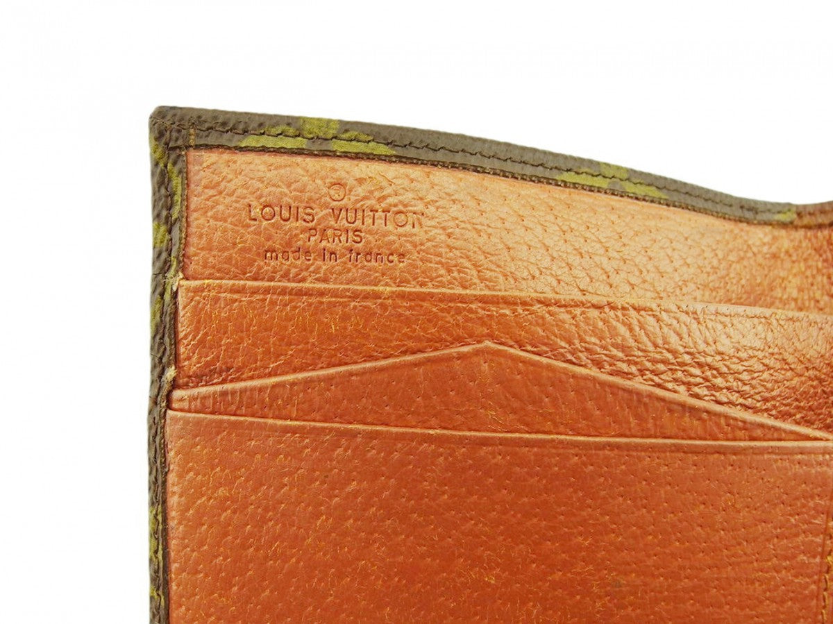 LOUIS VUITTON Bifold Wallet Brown Portonebi (old type)