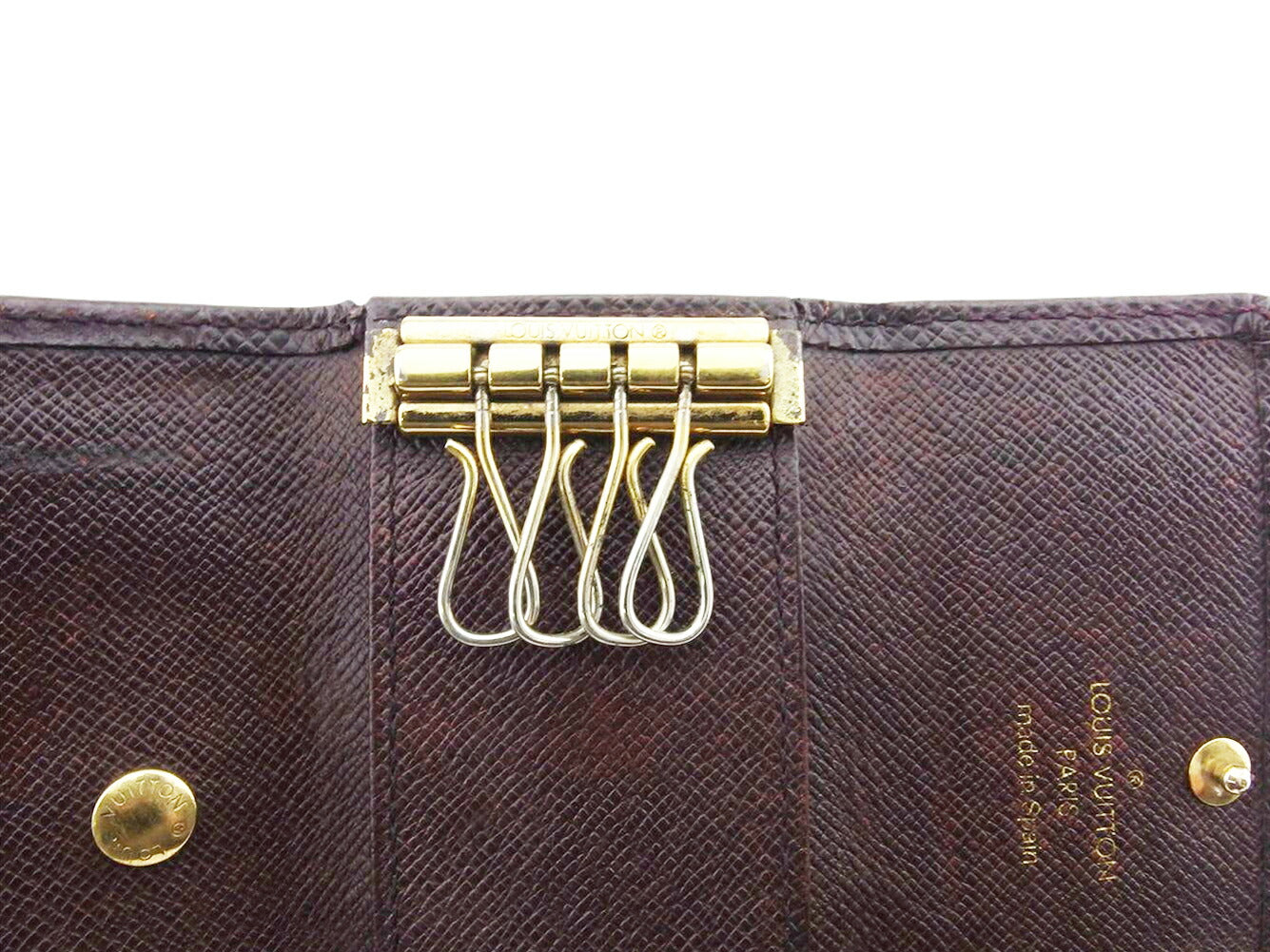 LOUIS VUITTON Key case Key holder M30526 Acajou (brown type) Multicles4