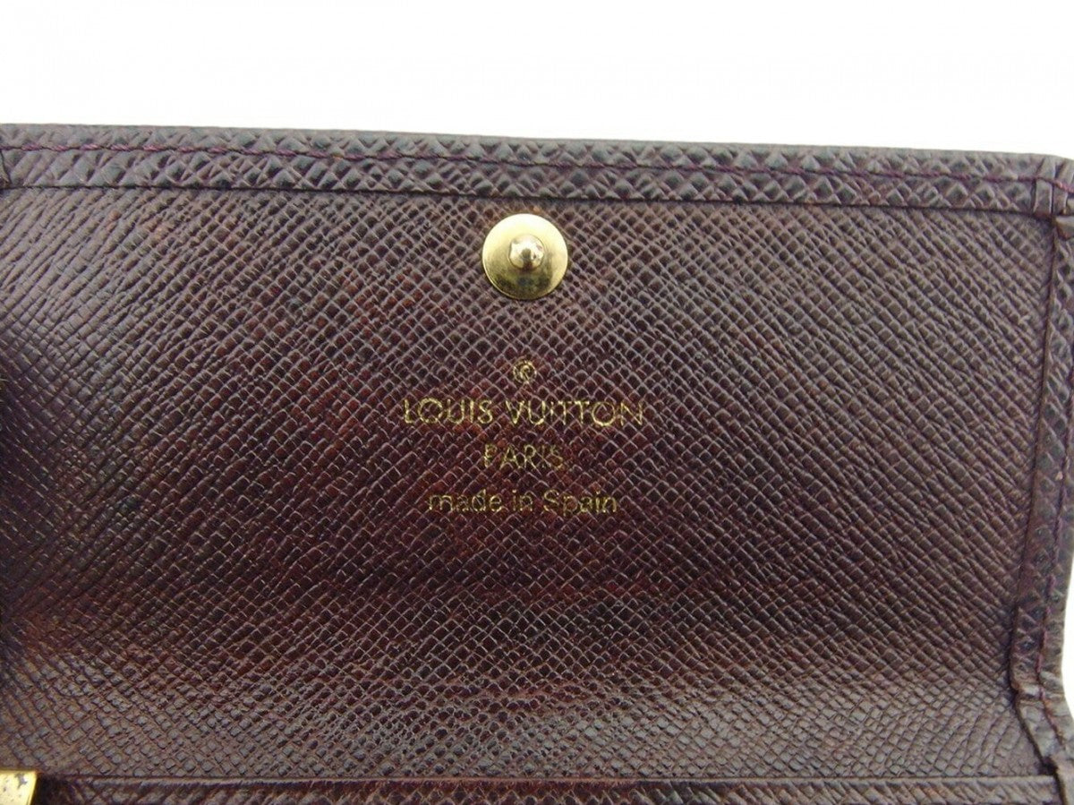 LOUIS VUITTON Key case Key holder M30526 Acajou (brown type) Multicles4