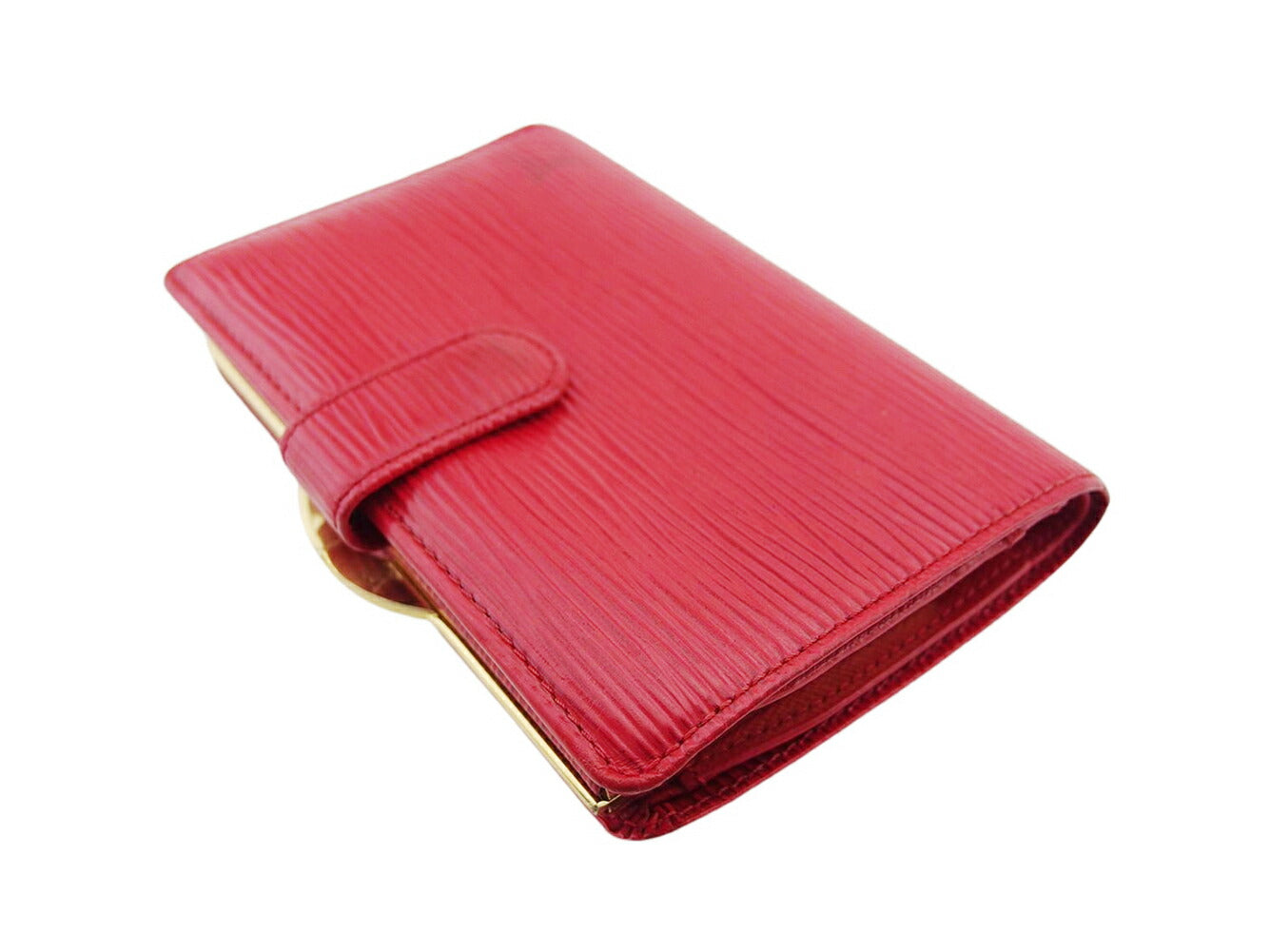 LOUIS VUITTON Bifold Wallet M63247 Castilian Red Portomonet Vievienova