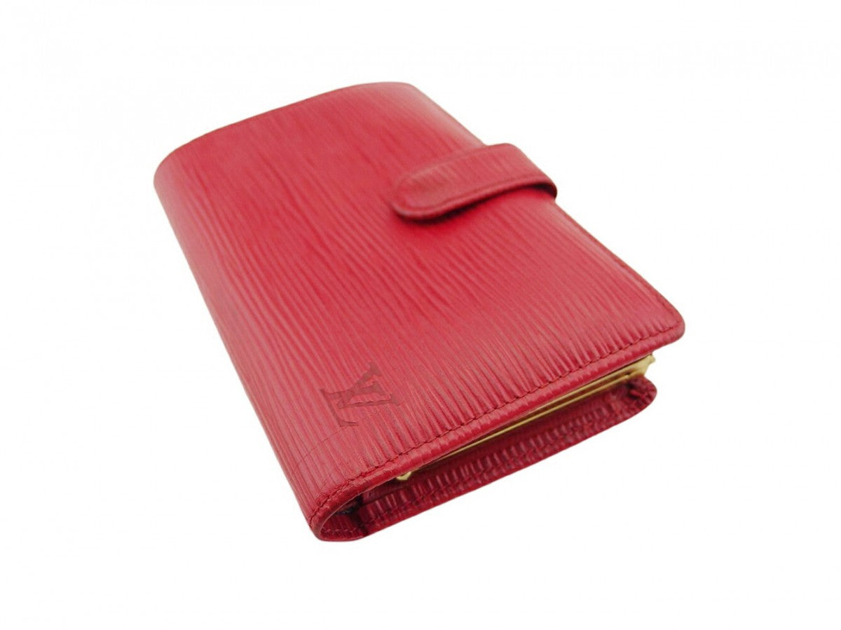 LOUIS VUITTON Bifold Wallet M63247 Castilian Red Portomonet Vievienova