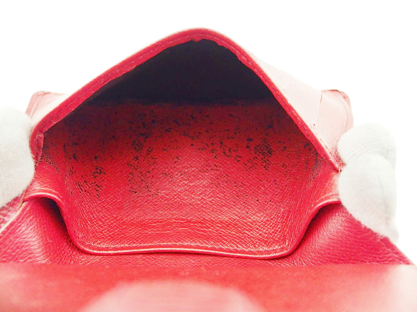 LOUIS VUITTON Bifold Wallet M63247 Castilian Red Portomonet Vievienova