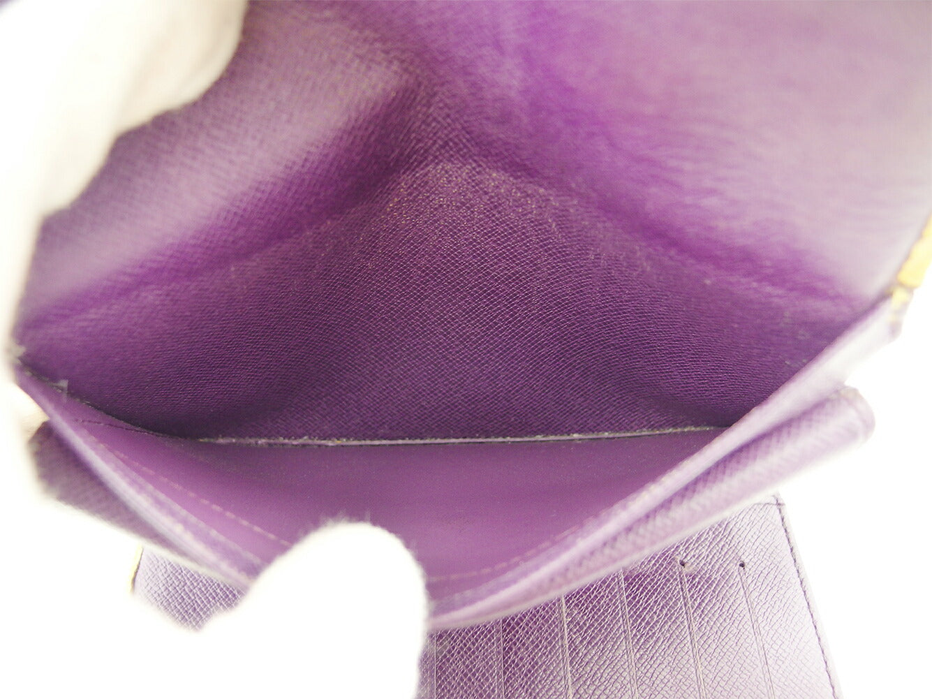 LOUIS VUITTON Long Wallet Purse M63389 Tassili Yellow (Yellow x Purple) Porte Tresor International