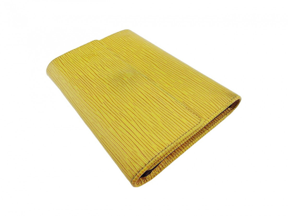 LOUIS VUITTON Long Wallet Purse M63389 Tassili Yellow (Yellow x Purple) Porte Tresor International
