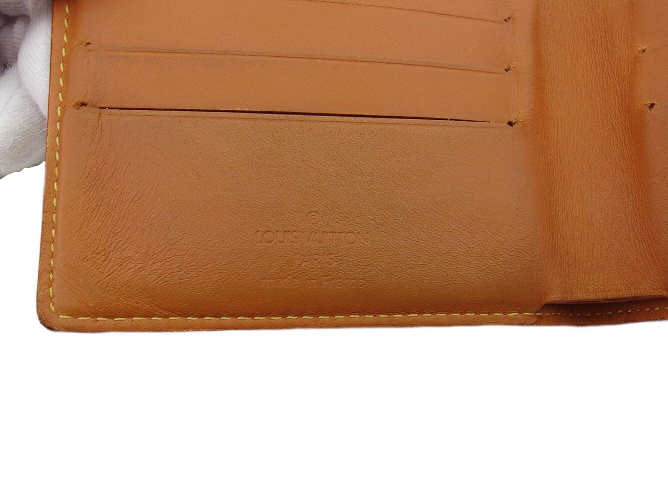 LOUIS VUITTON Bill Compartment M85015 Taba (Brown) Porto Pierre 6Cartes Crdit