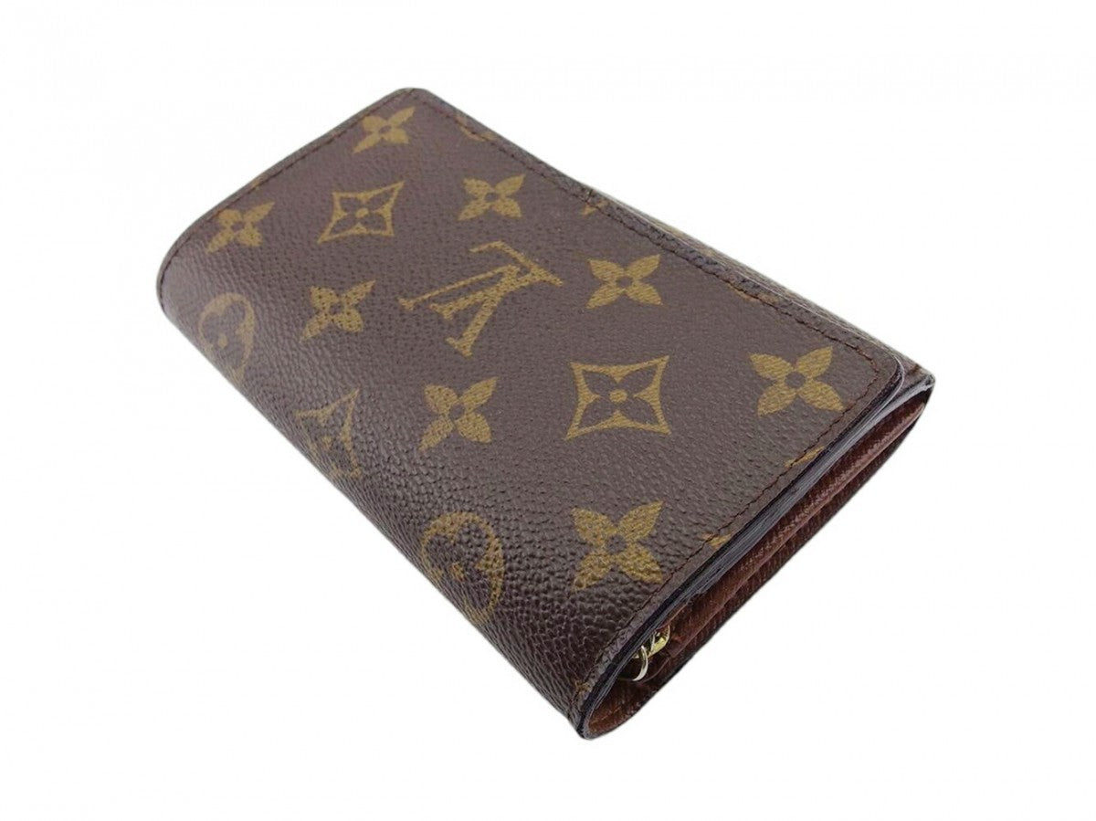 LOUIS VUITTON Long Wallet Purse M61736 Brown beige gold Portefeuille Tresor