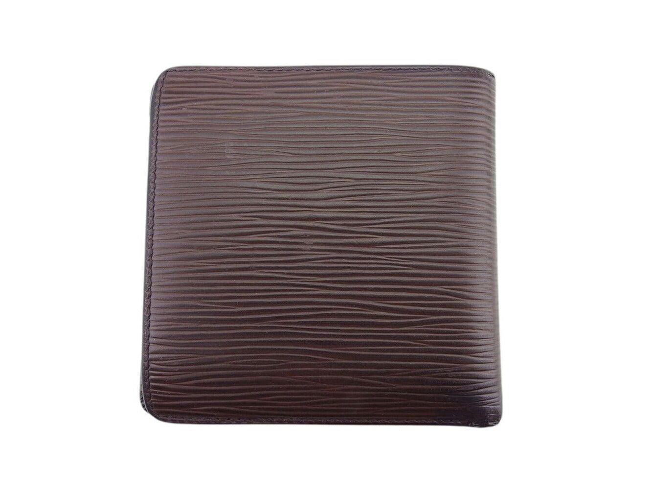 LOUIS VUITTON Bifold Wallet M6354D Brown Porte Billets Cartes Crdit Monet