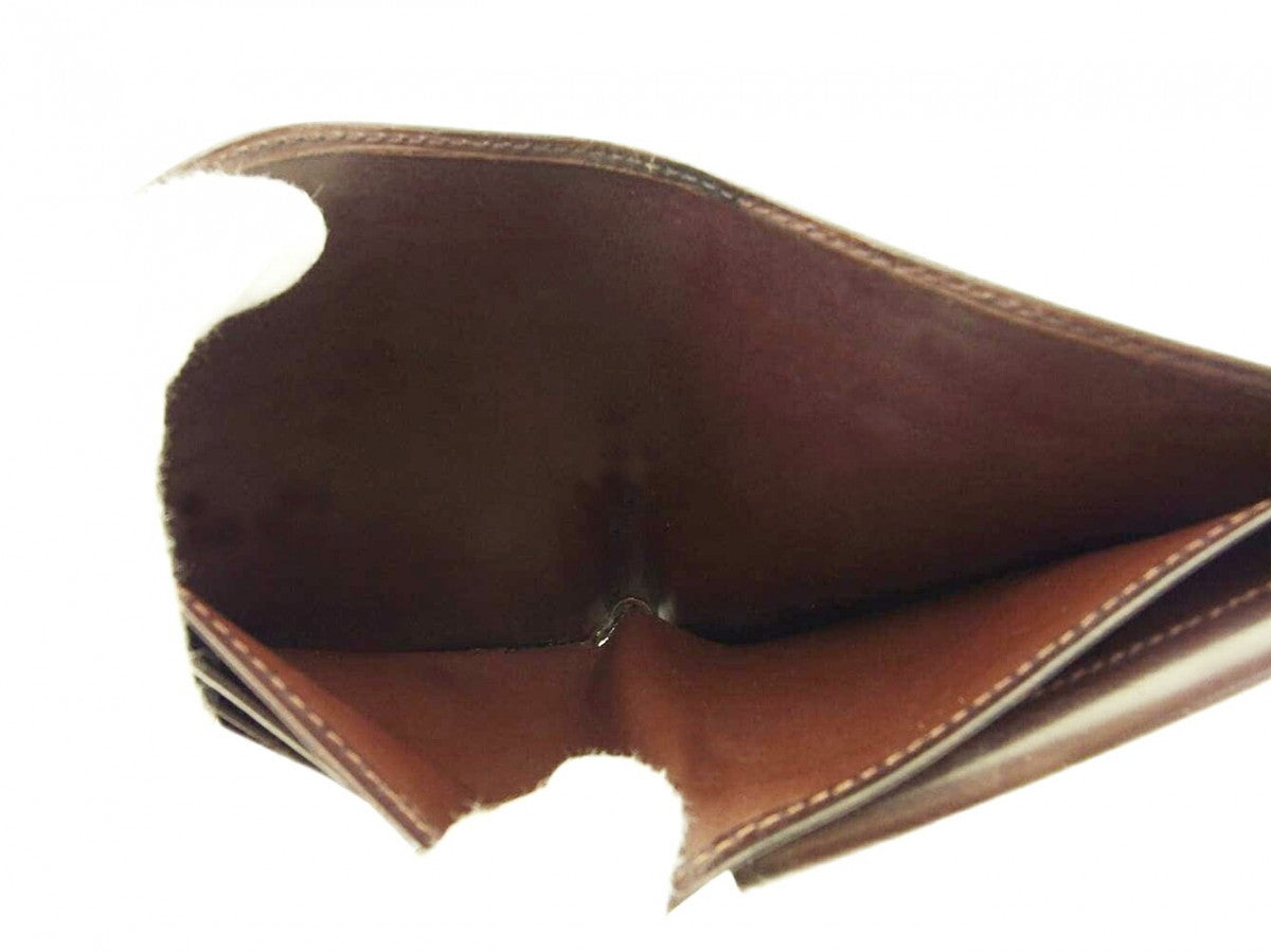 LOUIS VUITTON Bifold Wallet M6354D Brown Porte Billets Cartes Crdit Monet