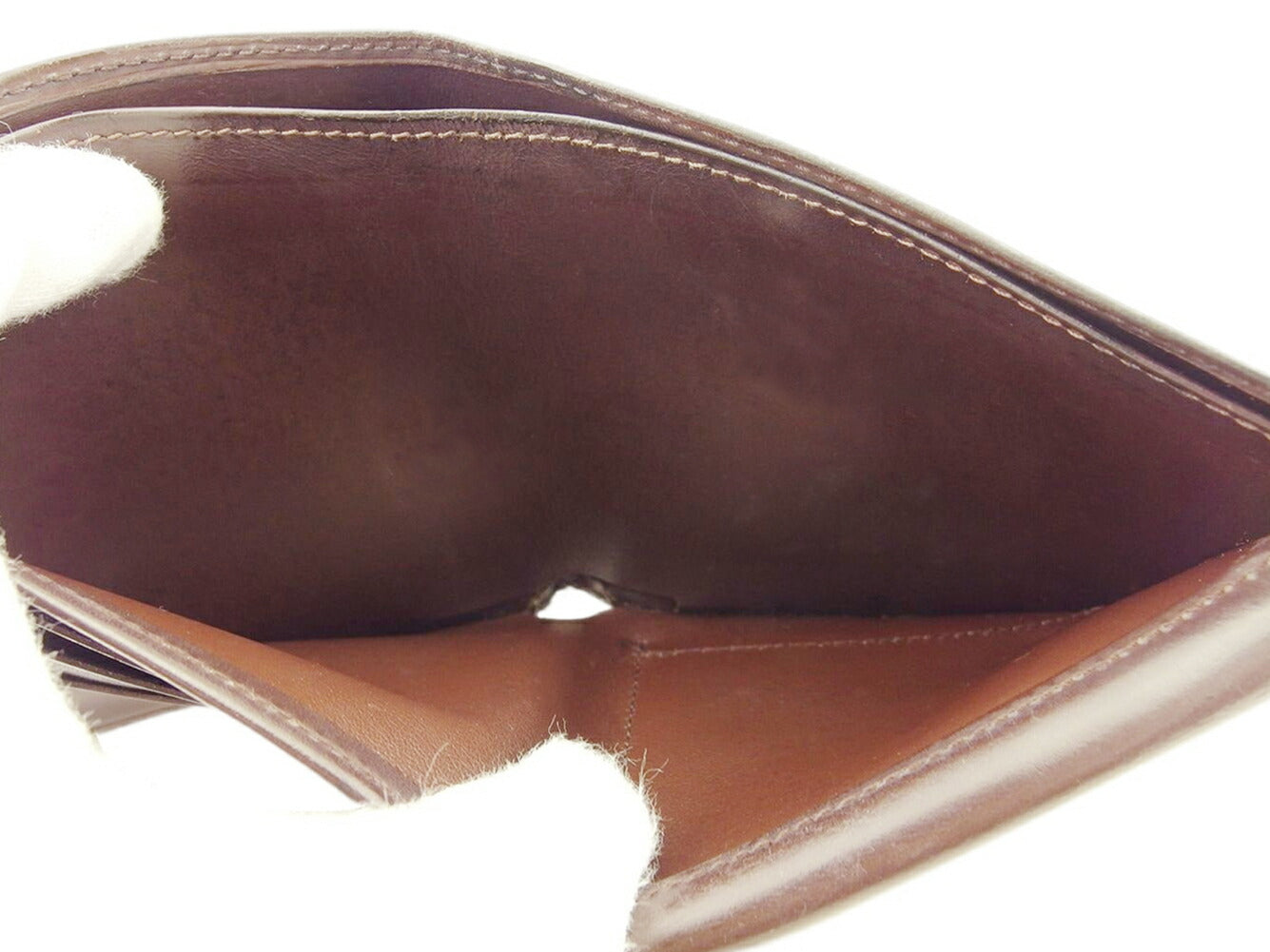LOUIS VUITTON Bifold Wallet M6354D Brown Porte Billets Cartes Crdit Monet