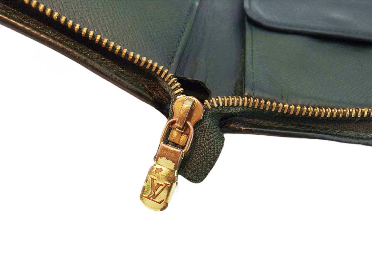 LOUIS VUITTON Bifold Wallet M30674 green Porte Billets Moneshup