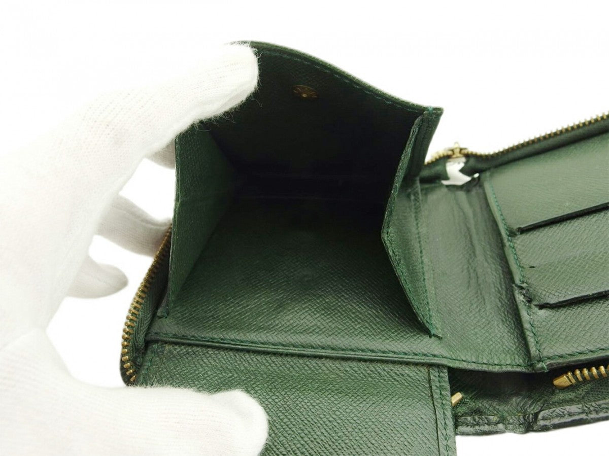 LOUIS VUITTON Bifold Wallet M30674 green Porte Billets Moneshup