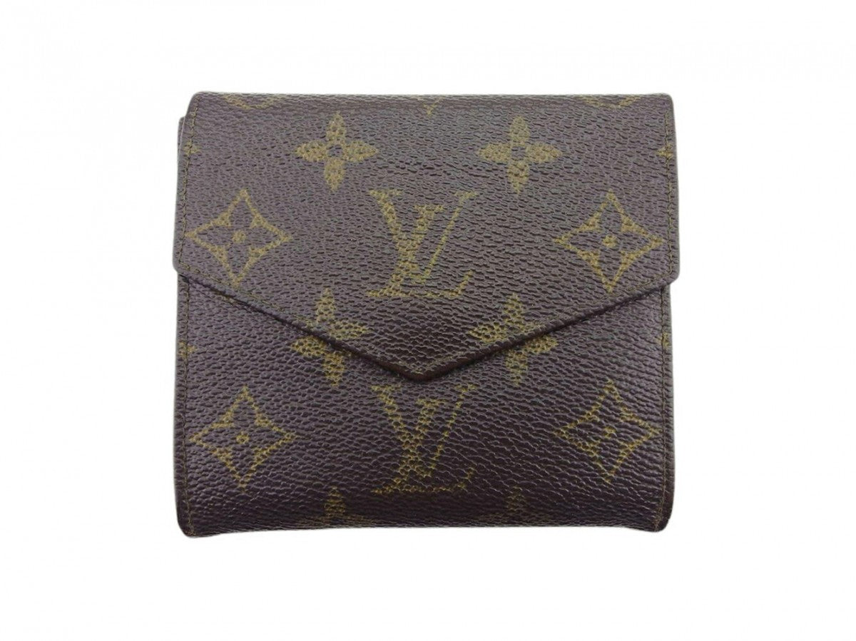 LOUIS VUITTON Bifold Wallet M61660 Brown beige gold Portonebi (old type)