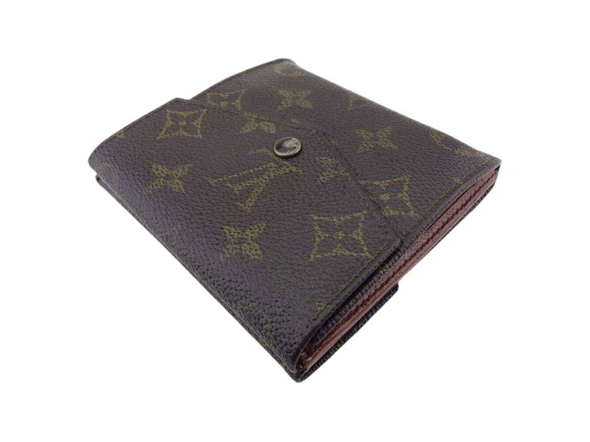 LOUIS VUITTON Bifold Wallet M61660 Brown beige gold Portonebi (old type)