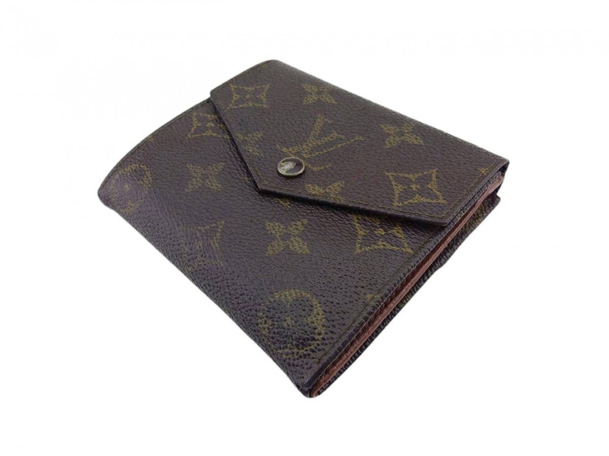 LOUIS VUITTON Bifold Wallet M61660 Brown beige gold Portonebi (old type)