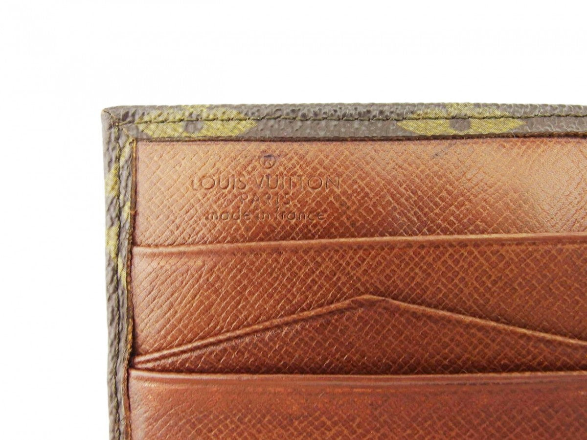 LOUIS VUITTON Bifold Wallet M61660 Brown beige gold Portonebi (old type)