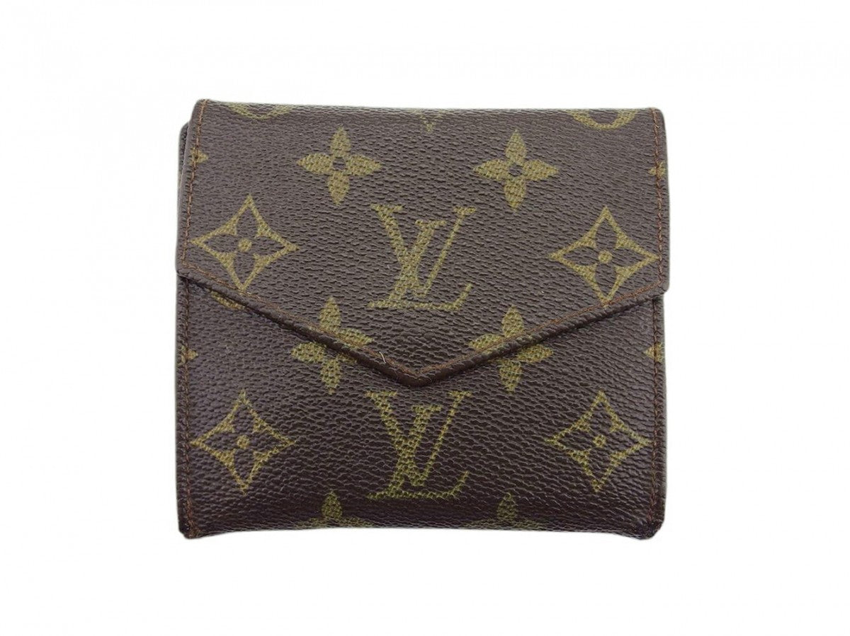 LOUIS VUITTON Bifold Wallet M61660 Brown beige gold Portonebi (old type)