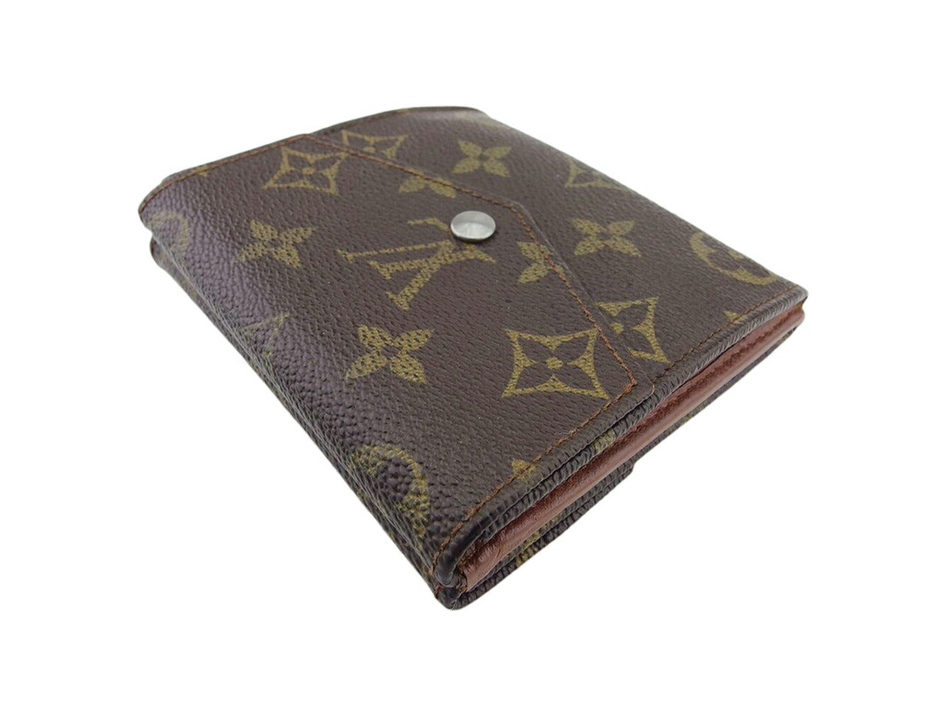 LOUIS VUITTON Bifold Wallet M61660 Brown beige gold Portonebi (old type)