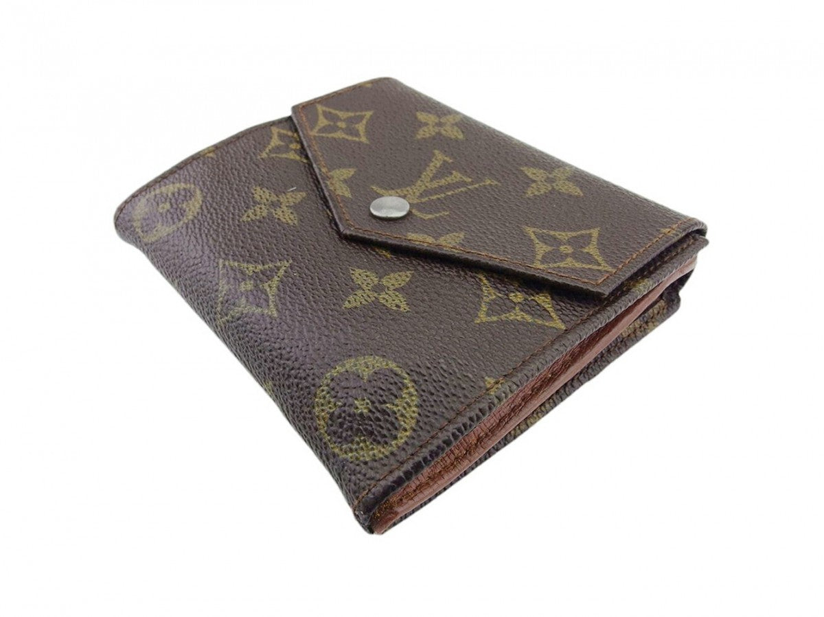LOUIS VUITTON Bifold Wallet M61660 Brown beige gold Portonebi (old type)