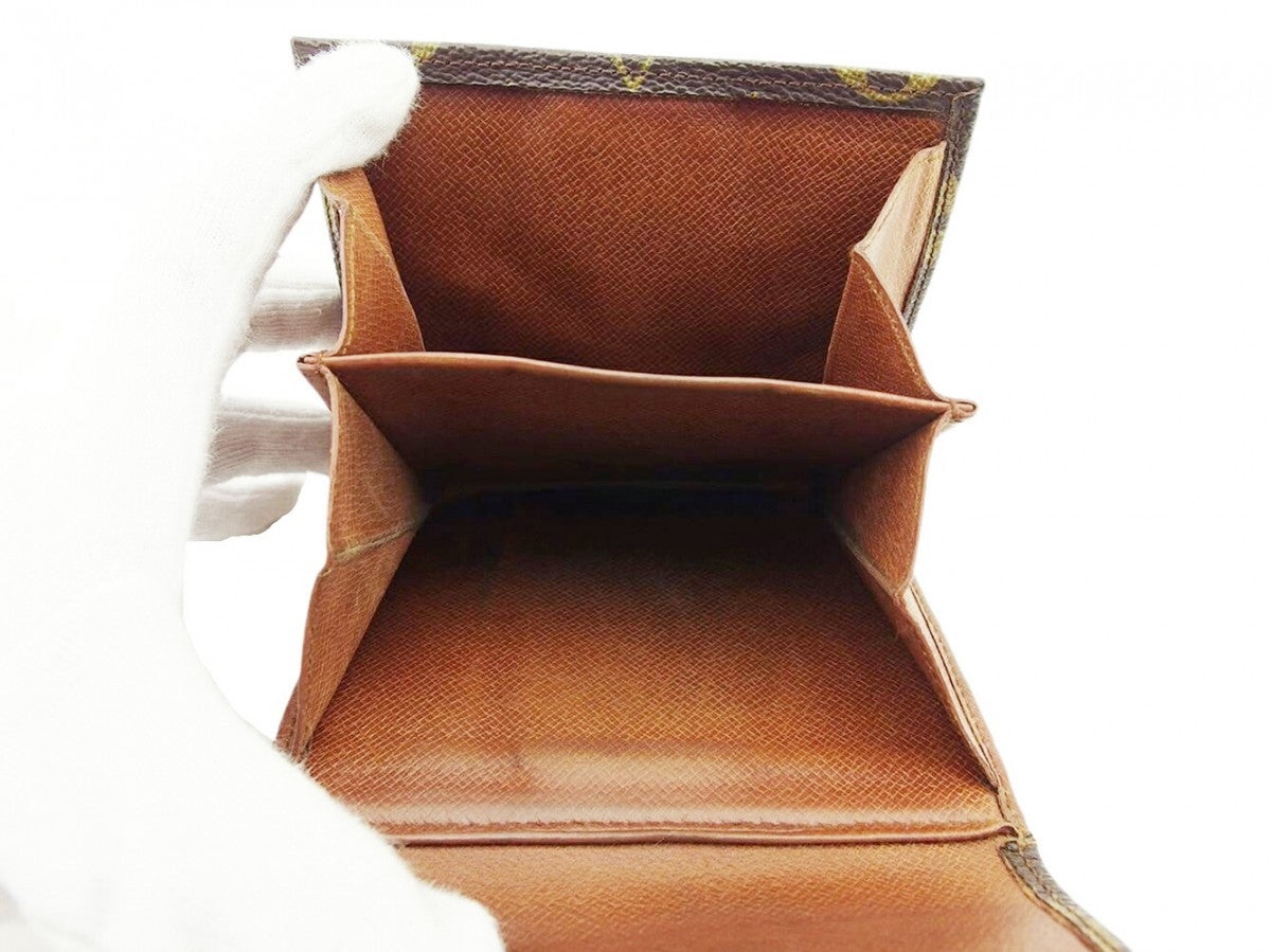 LOUIS VUITTON Bifold Wallet M61660 Brown beige gold Portonebi (old type)