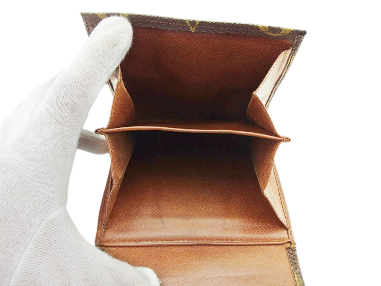 LOUIS VUITTON Bifold Wallet M61660 Brown beige gold Portonebi (old type)