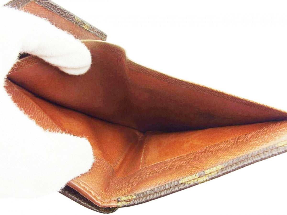 LOUIS VUITTON Bifold Wallet M61660 Brown beige gold Portonebi (old type)