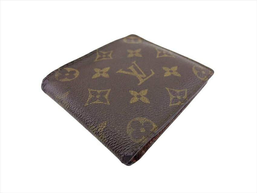 LOUIS VUITTON Bifold Wallet M61669 Brown x beige Portonebier