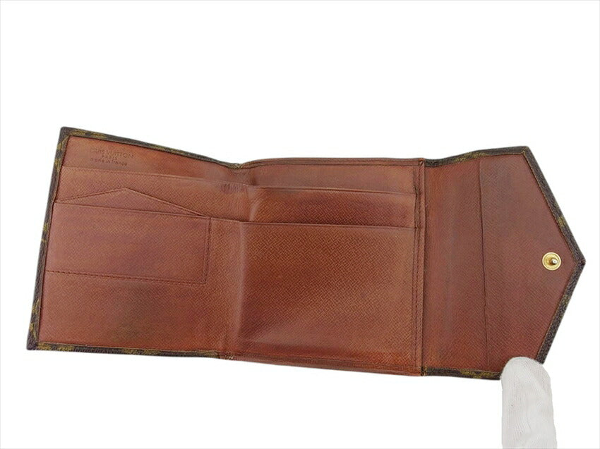 LOUIS VUITTON Bifold Wallet M61660 Brown Old Bolt-Monnebier