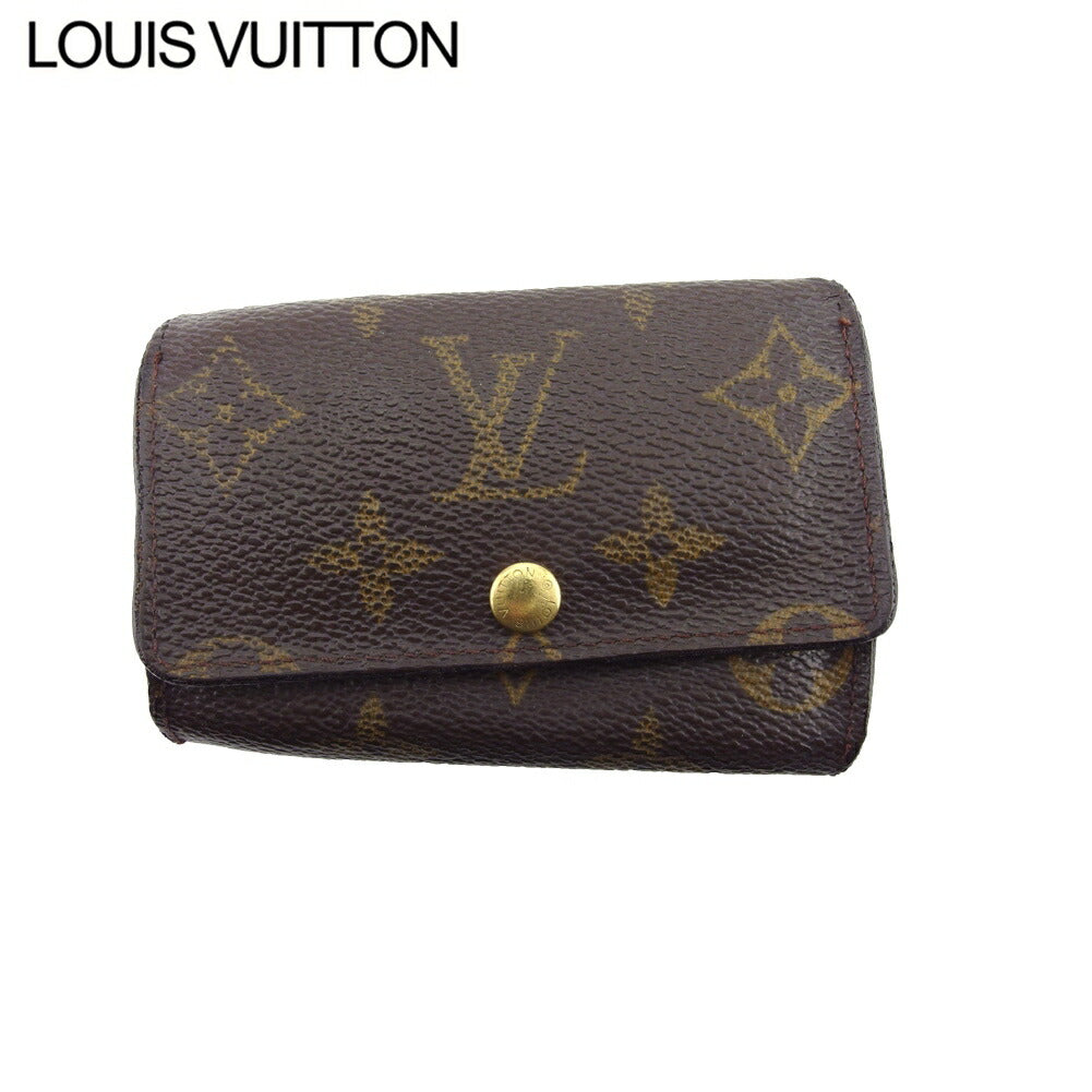 LOUIS VUITTON Key case Key holder M62630 Brown beige gold Multicles6