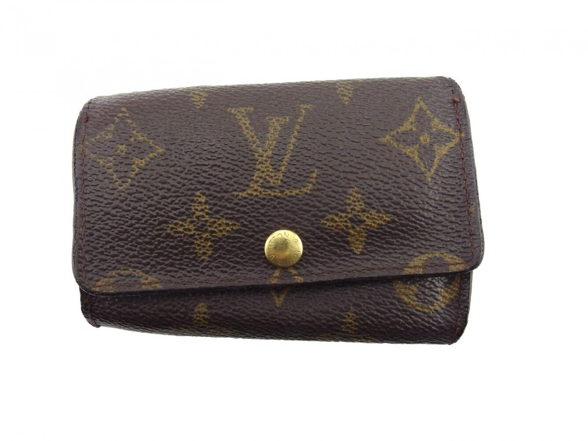 LOUIS VUITTON Key case Key holder M62630 Brown beige gold Multicles6