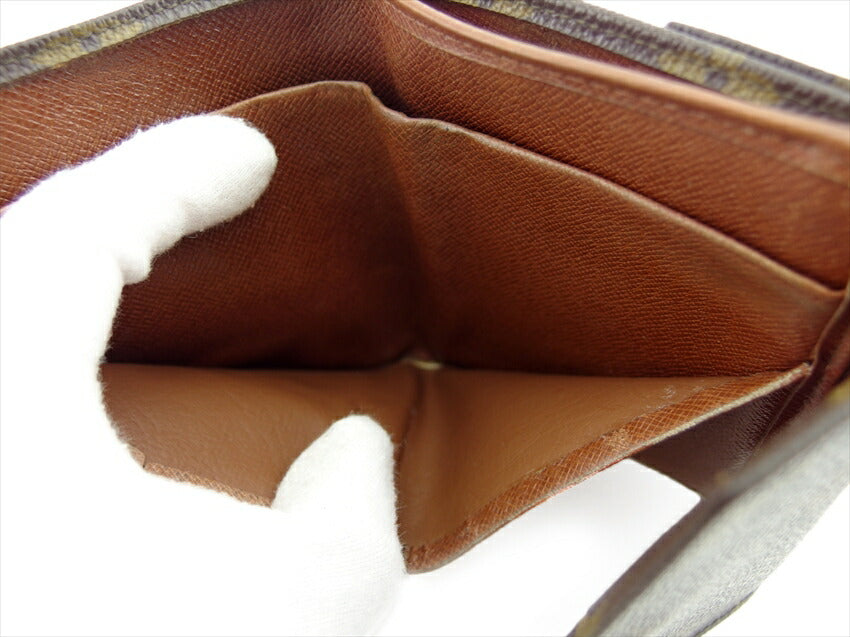 LOUIS VUITTON Bifold Wallet M61660 Brown beige gold Portonebi (old type)