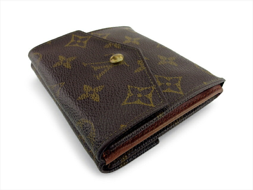 LOUIS VUITTON Bifold Wallet M61660 Brown beige gold Portonebi (old type)