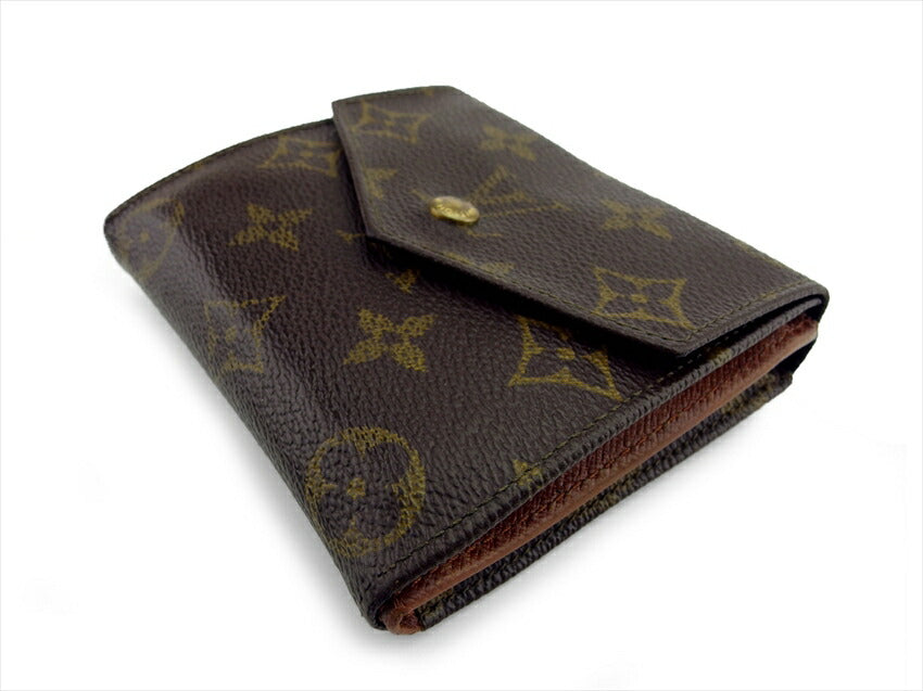 LOUIS VUITTON Bifold Wallet M61660 Brown beige gold Portonebi (old type)