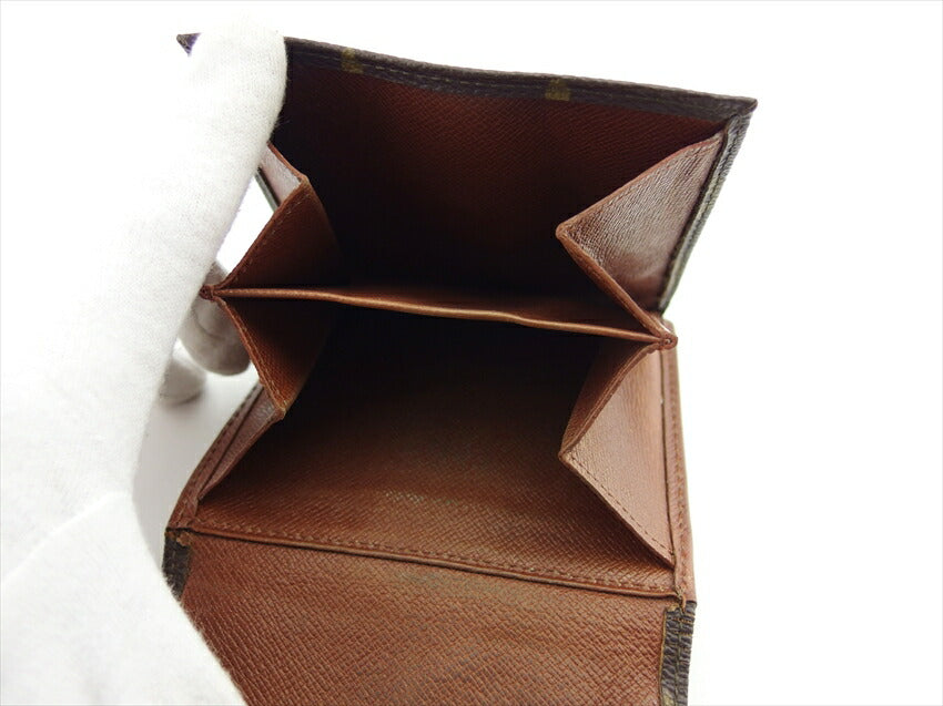 LOUIS VUITTON Bifold Wallet M61660 Brown beige gold Portonebi (old type)