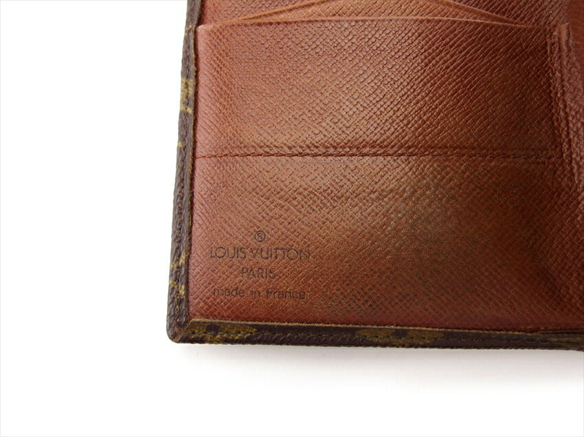 LOUIS VUITTON Bifold Wallet M61660 Brown beige gold Portonebi (old type)