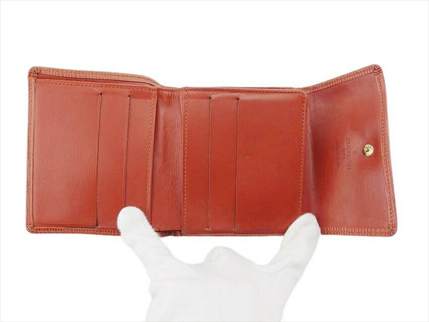 LOUIS VUITTON Bifold Wallet M06093 Kenya Brown Portefeuille Elise