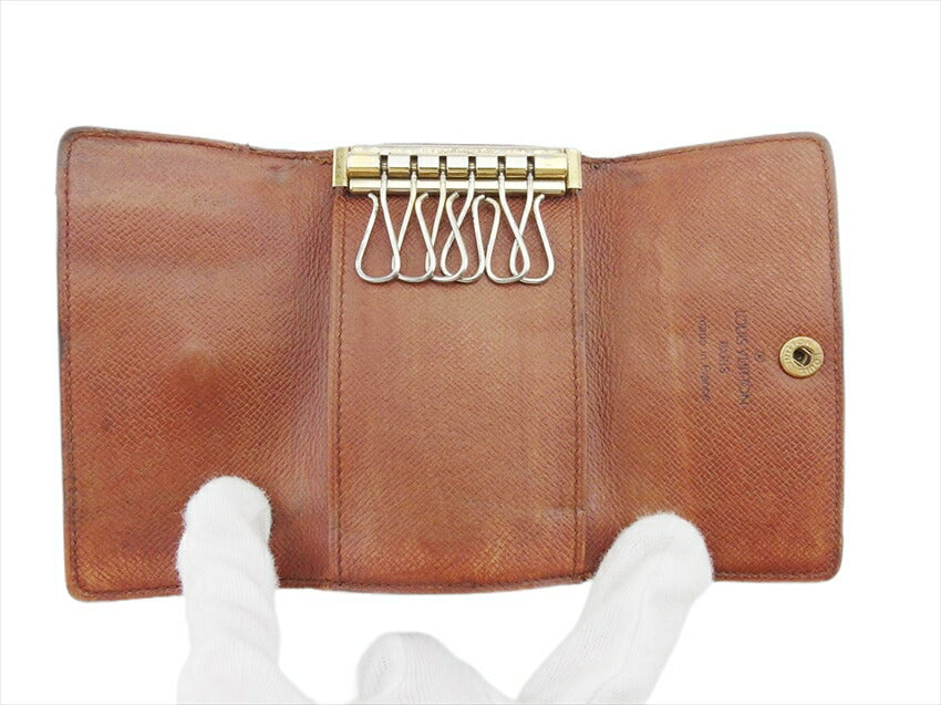 LOUIS VUITTON Key case Key holder M62630 Brown Multicles6